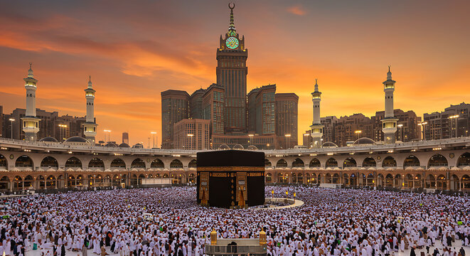 Sunset at Masjid al-Haram